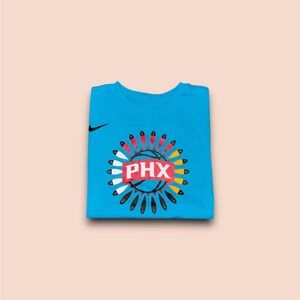 Phoenix Suns NBA the Nike tee city connect shirt turquoise men’s small
